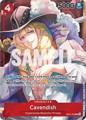 Cavendish (Box Topper) OP01-008 C Foil