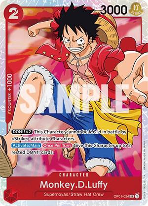Monkey.D.Luffy (024) OP01-024 SR Foil