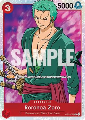 Roronoa Zoro (025) OP01-025 SR Foil