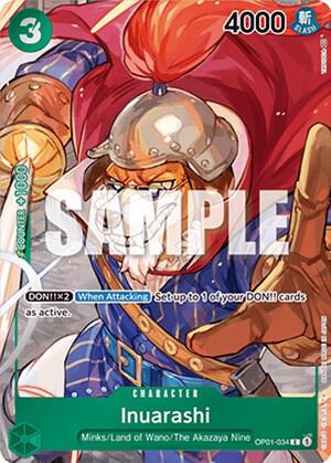 Inuarashi (Box Topper) OP01-034 C Foil