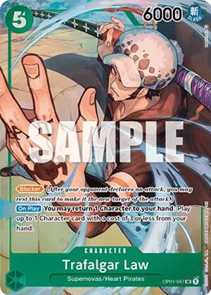 Trafalgar Law (047) (Parallel) OP01-047 SR Foil