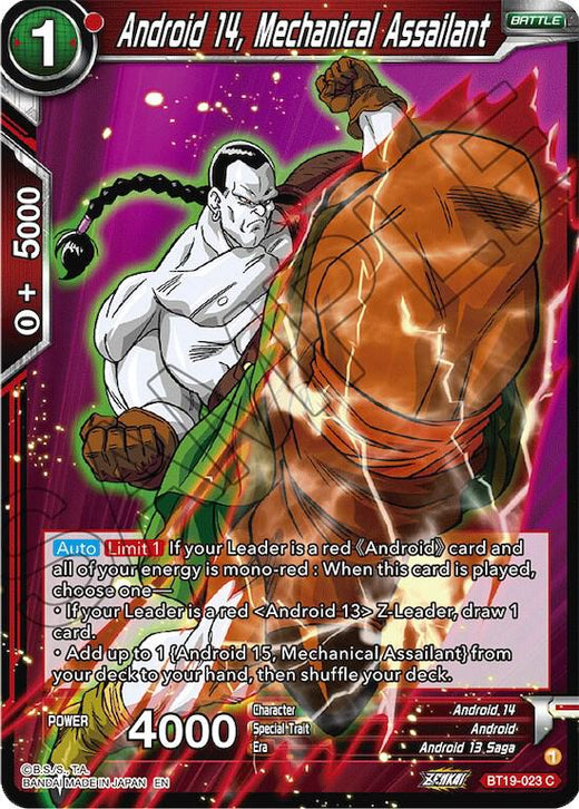 Android 14, Mechanical Assailant BT19-023 Common