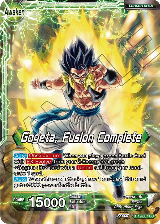 Veku // Gogeta, Fusion Complete BT19-067 Uncommon