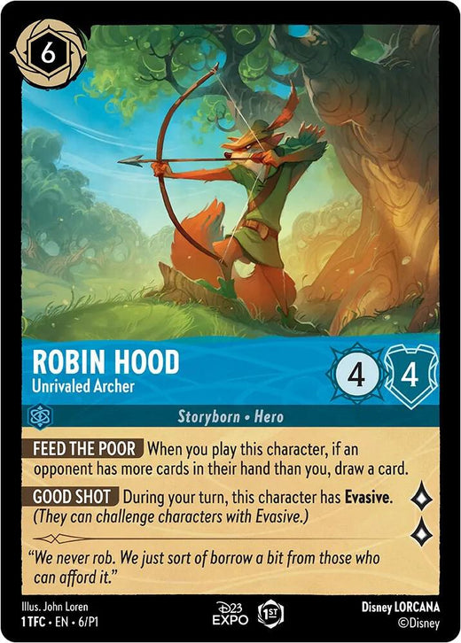 Robin Hood - Unrivaled Archer 6 Promo Holofoil
