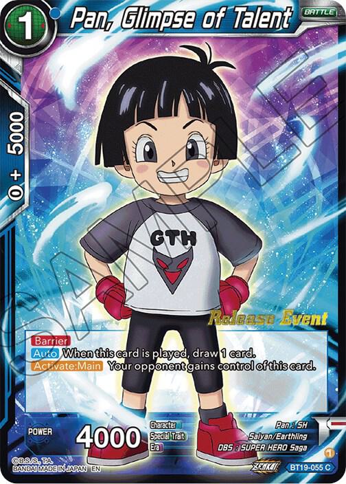Pan, Glimpse of Talent (Fighter's Ambition Holiday Pack) BT19-055 Promo