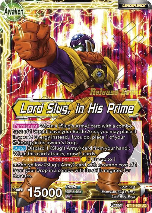 Lord Slug // Lord Slug, in His Prime (Fighter's Ambition Holiday Pack) BT19-100 Promo