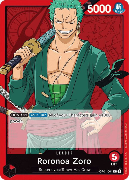 Roronoa Zoro (001) OP01-001 L