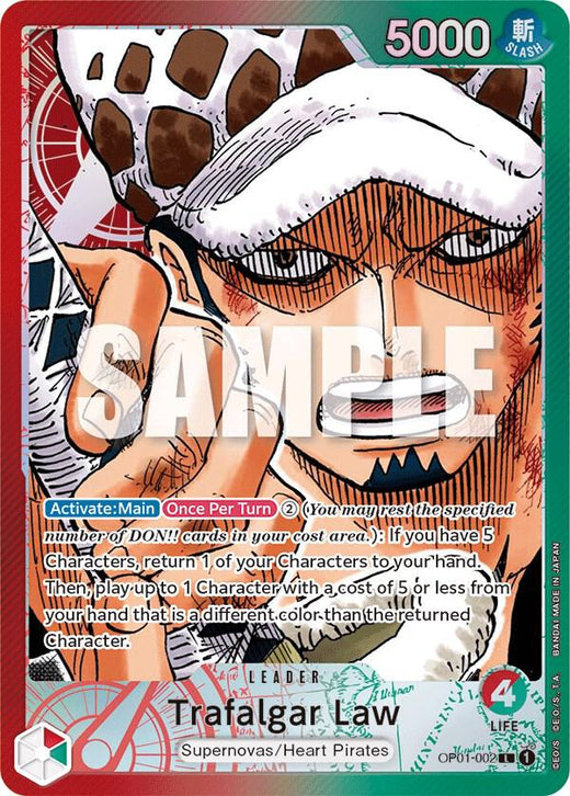 Trafalgar Law (002) (Parallel) OP01-002 L Foil