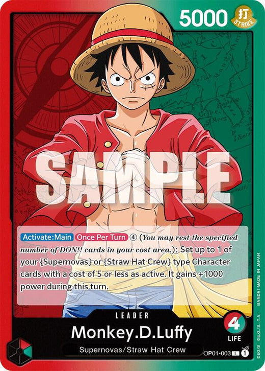 Monkey.D.Luffy (003) OP01-003 L