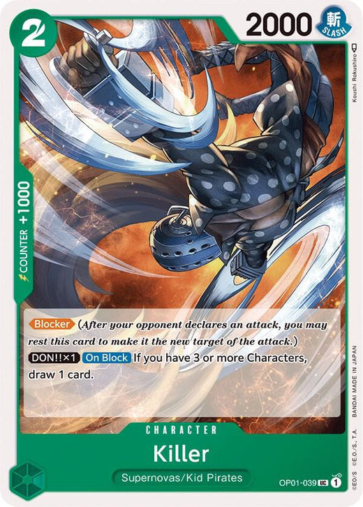 Killer OP01-039 UC