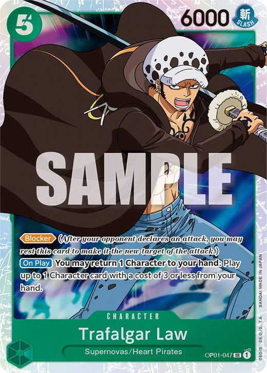 Trafalgar Law (047) OP01-047 SR Foil