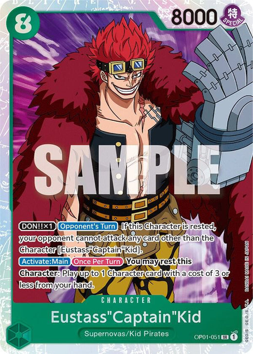 Eustass"Captain"Kid OP01-051 SR Foil