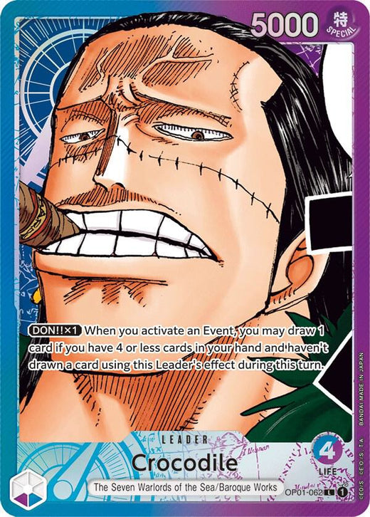Crocodile (062) (Parallel) OP01-062 L Foil