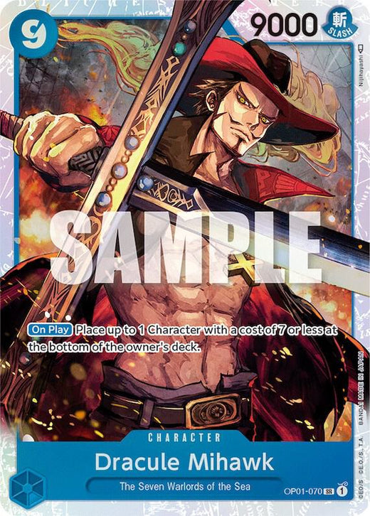 Dracule Mihawk OP01-070 SR Foil