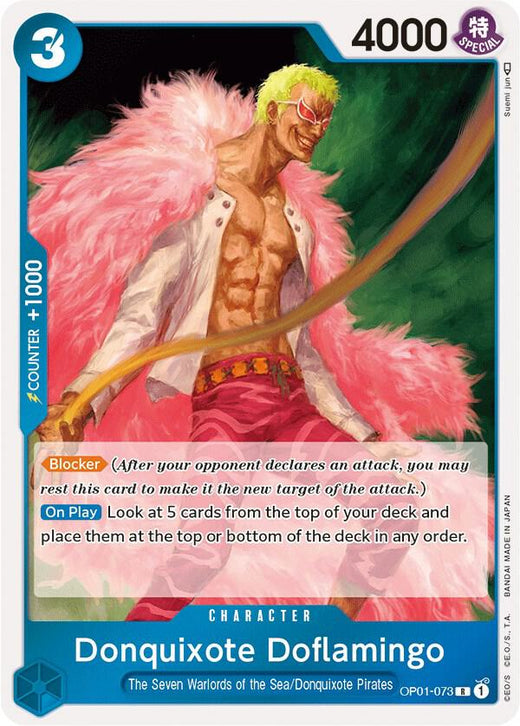 Donquixote Doflamingo (073) OP01-073 R Foil