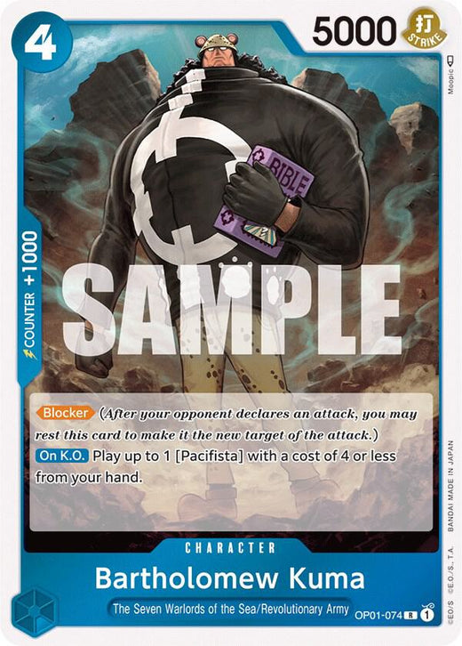 Bartholomew Kuma OP01-074 R Foil