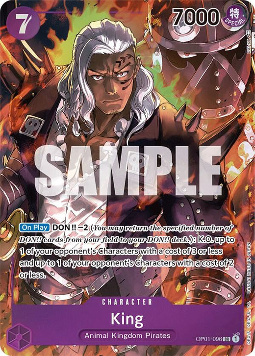 King (096) (Parallel) OP01-096 SR Foil