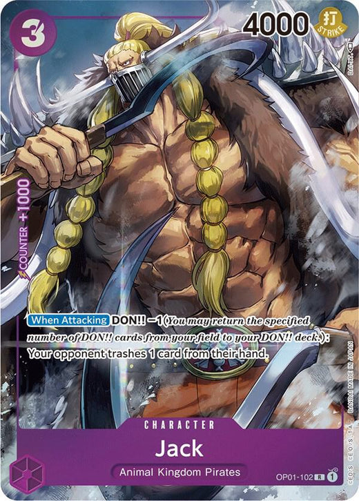 Jack (Parallel) OP01-102 R Foil