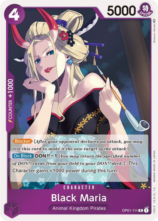 Black Maria OP01-111 R Foil
