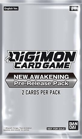 Digimon Card Game: New Awakening Pre-Release Cards