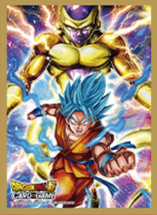 Dragon Ball Super CCG Gift Collection 2022 Z-Deck Card Sleeves: SSB Son Goku and Golden Frieza (7-Pack)