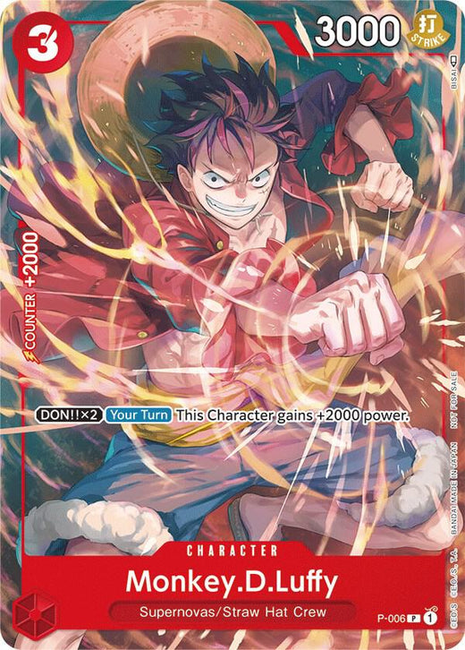 Monkey.D.Luffy - P-006 (Tournament Pack Vol. 1) P-006 PR