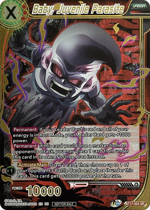 Baby, Juvenile Parasite (Championship 2022 Celebration Pack Deluxe Set) (Gold Stamped) BT17-004 Promo Foil