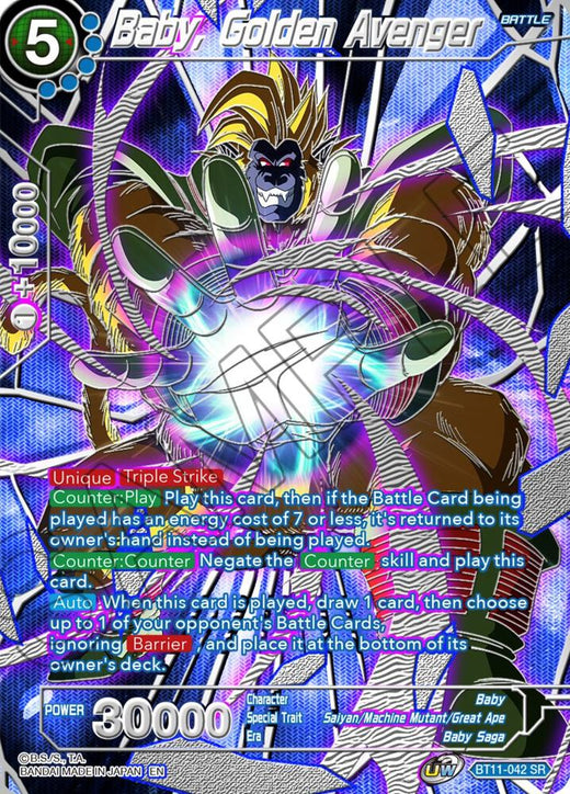 Baby, Golden Avenger BT11-042 Super Rare Foil