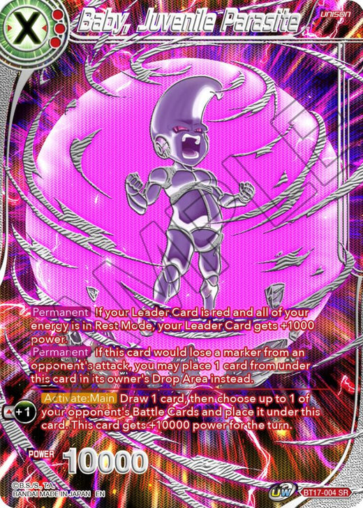 Baby, Juvenile Parasite BT17-004 Super Rare Foil
