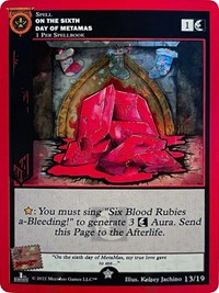 On The Sixth Day Of Metamas (First Edition) | Holiday Promos | Gold | Holo | #13/19