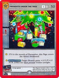 Presents Under The Tree (First Edition) | Holiday Promos | Gold | Reverse Holo | #11/19