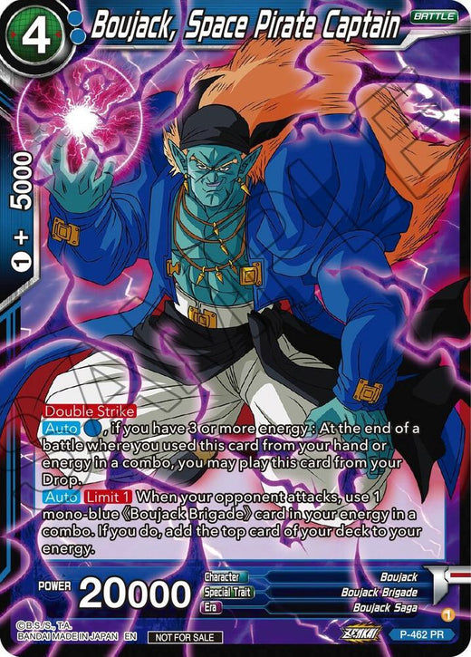 Boujack, Space Pirate Captain (Z03 Dash Pack) P-462 Promo Foil