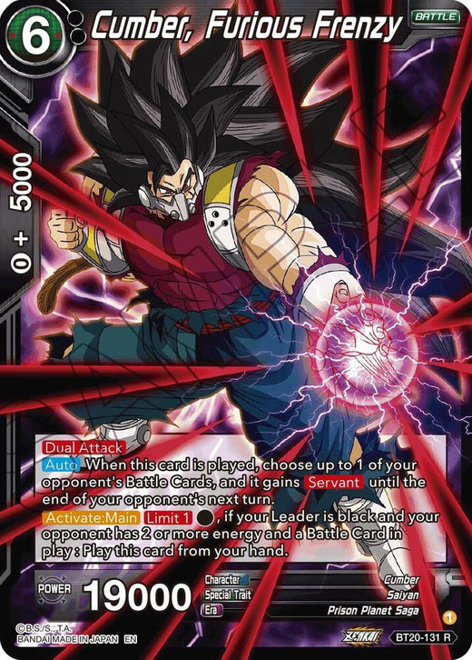 Cumber, Furious Frenzy BT20-131 Rare
