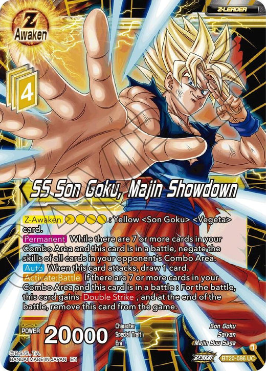 SS Son Goku, Majin Showdown BT20-086 Uncommon