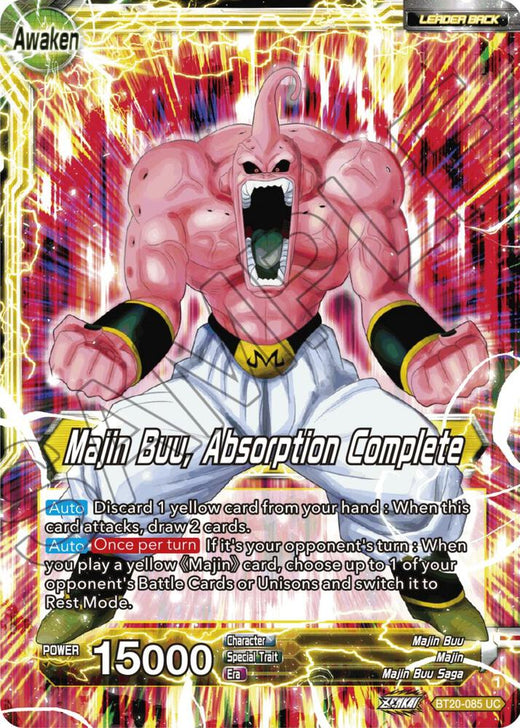 Majin Buu // Majin Buu, Absorption Complete BT20-085 Uncommon