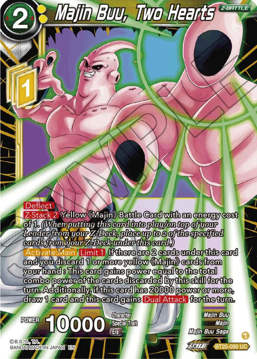 Majin Buu, Two Hearts BT20-090 Uncommon