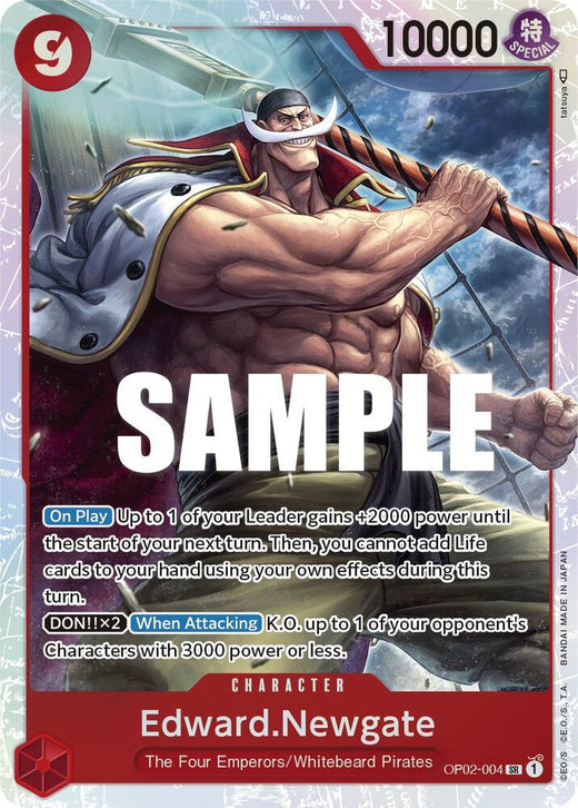 Edward.Newgate (004) OP02-004 SR Foil