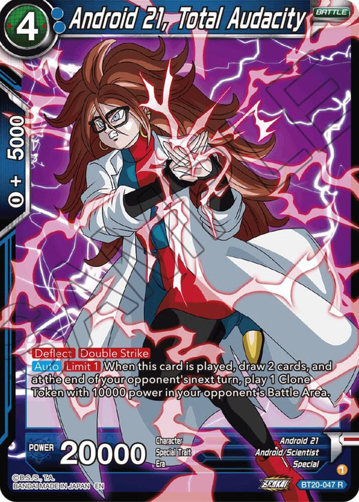 Android 21, Total Audacity BT20-047 Rare