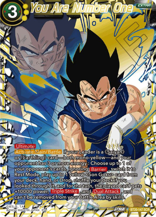 You Are Number One BT20-147 Secret Rare Foil