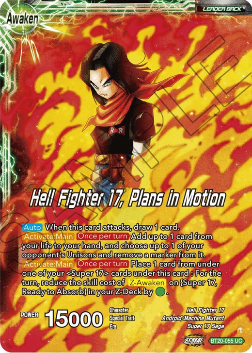 Android 20 & Dr. Myuu // Hell Fighter 17, Plans in Motion BT20-055 Uncommon