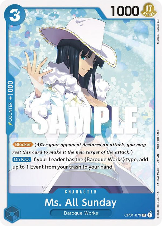 Ms. All Sunday (Promotion Pack 2023) OP01-079 PR