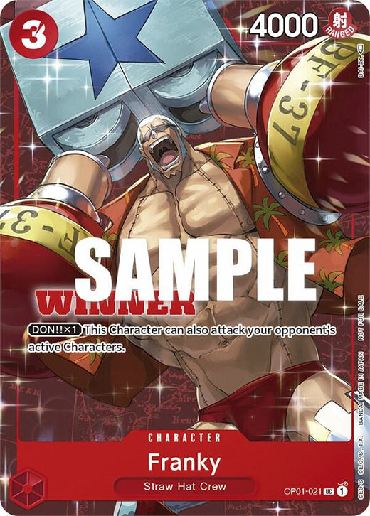Franky (Tournament Pack Vol. 2) [Winner] OP01-021 PR