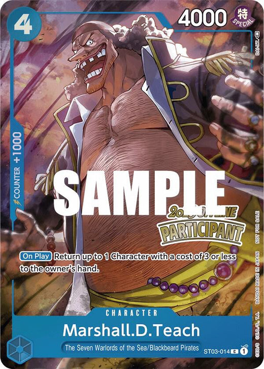Marshall.D.Teach (Offline Regional 2023) [Participant] ST03-014 PR Foil