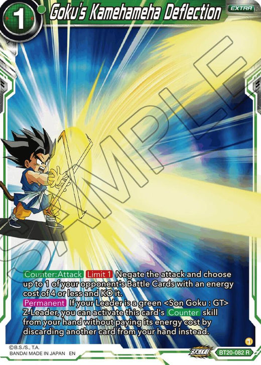 Goku's Kamehameha Deflection BT20-082 Rare