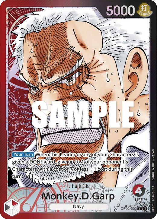 Monkey.D.Garp (002) (Alternate Art) OP02-002 L Foil