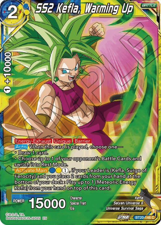 SS2 Kefla, Warming Up BT20-146 Common