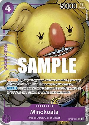 Minokoala (Box Topper) OP02-086 UC Foil