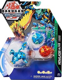 Bakugan Starter 3-Pack - Aquos Howlkor Ultra
