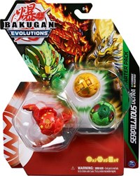 Bakugan Starter 3-Pack - Pyrus Serpillious Ultra