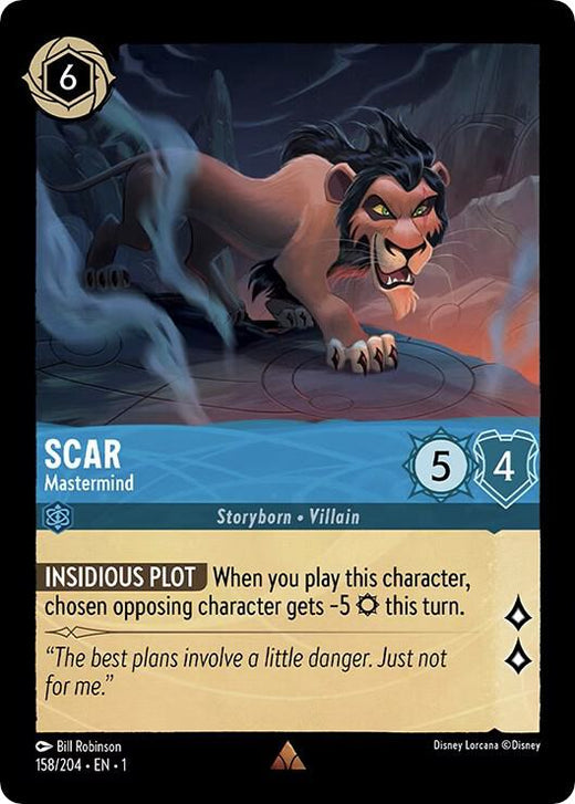Scar - Mastermind 158/204 Rare